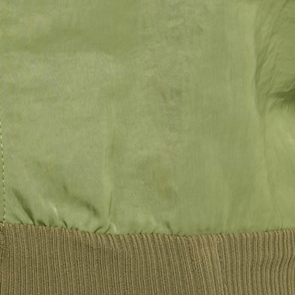Dion Lee Green Ribbed Hem Nylon Hook Front Jacket M - Image 3