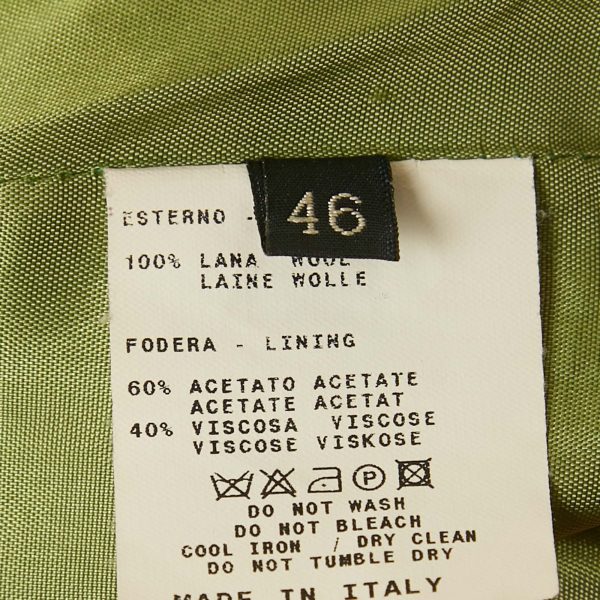 Etro Green Embroidered Wool Single Breasted Blazer L - Image 5