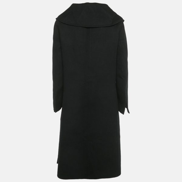 this authentic Fendi coat features a double breasted front