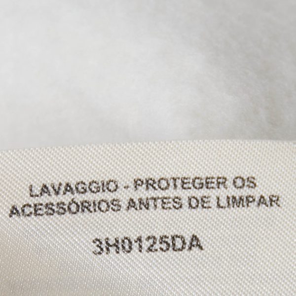 Hermes White Cashmere Wrap Over Mid Length Coat M - Image 5