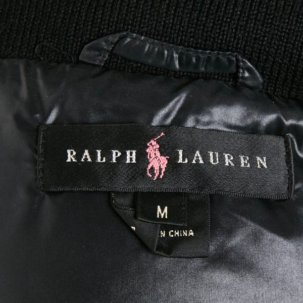 Ralph Lauren Black Printed Synthetic Down Vest M - Image 5