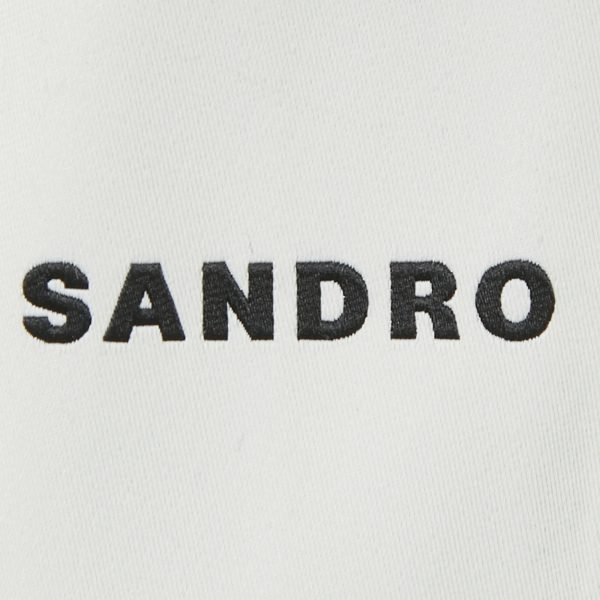 Sandro Blue Wool Blend Oversized Tailored Jacket XS - Image 4