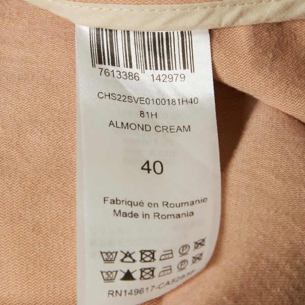See by Chloe Beige Cotton Blend Puffed Sleeve Jacket M - Image 5