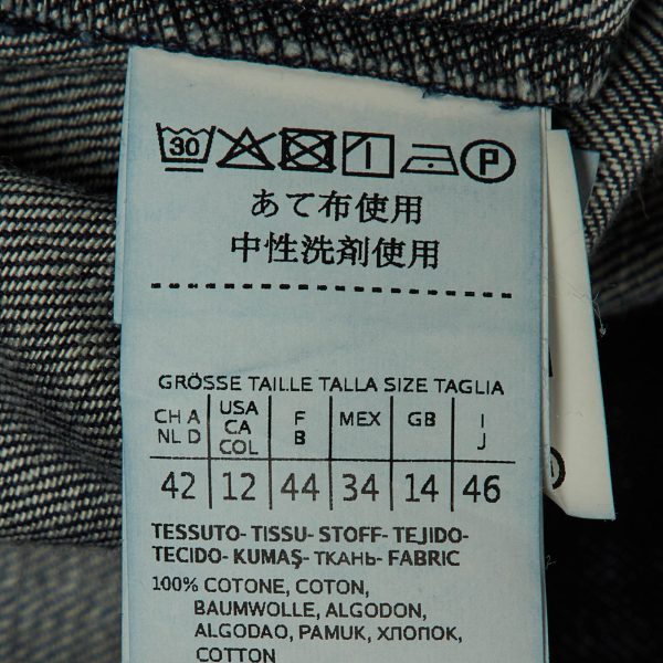 S'Max Mara Dark Blue Denim Oversized Jacket L - Image 5