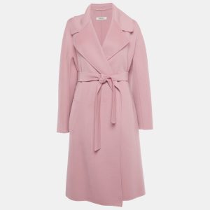 S’Max Mara delivers timeless outerwear in this pink wool coat