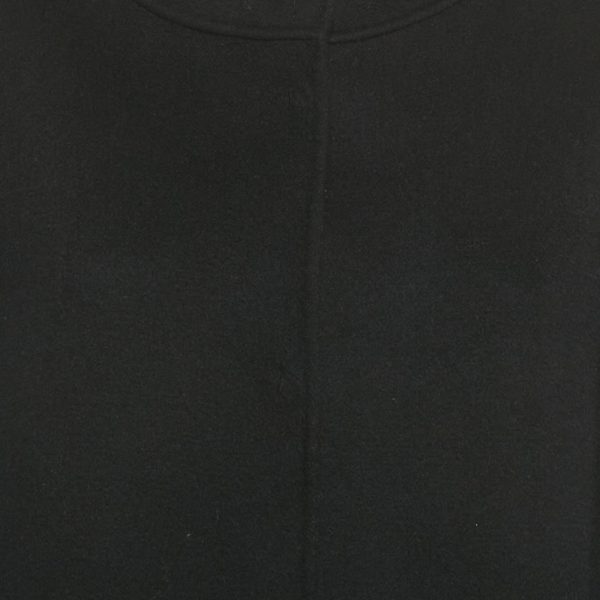 S'Max Mara Black Felt Mid-Length Coat L - Image 2