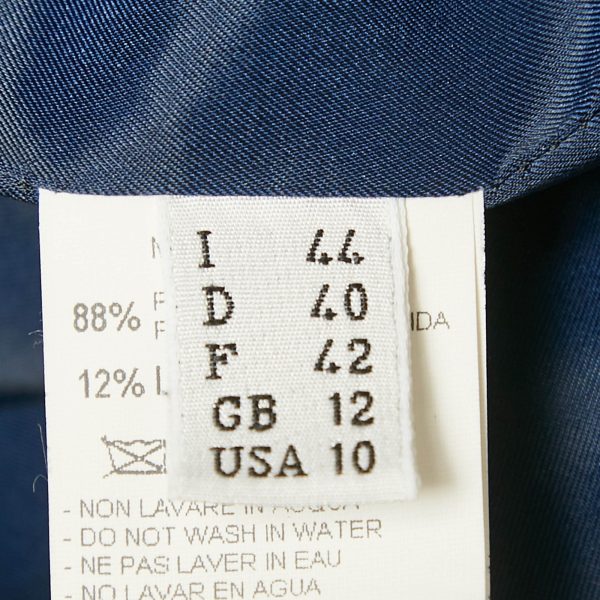 Versace Classic V2 Navy Blue Nylon Blazer M - Image 5