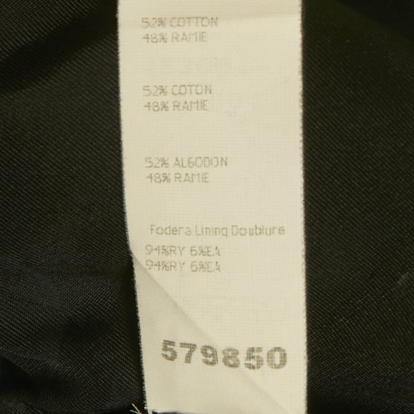 Versace Black Cotton Blend Button Front Jacket M - Image 6
