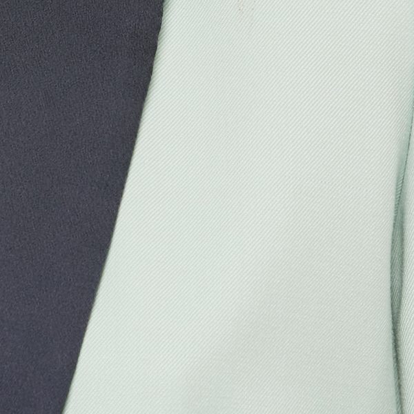 Victoria Victoria Beckham Pastel Blue Wool Crepe Blazer S - Image 3