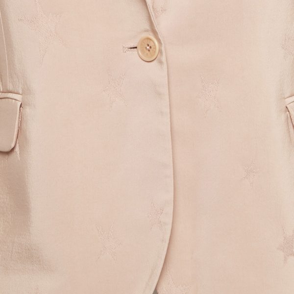 Zadig & Voltaire Pink Star Patterned Crepe Victor Jacq Blazer S - Image 3