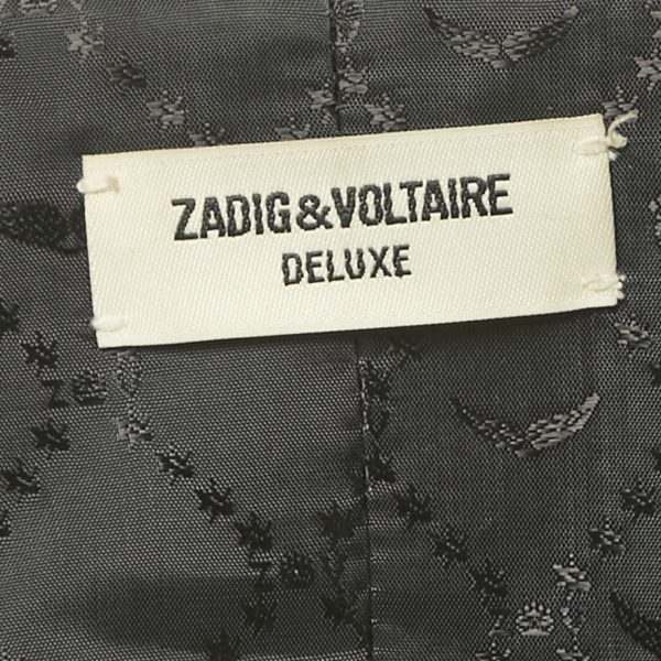Zadig & Voltaire Deluxe Black Viva Frange Blazer S - Image 4