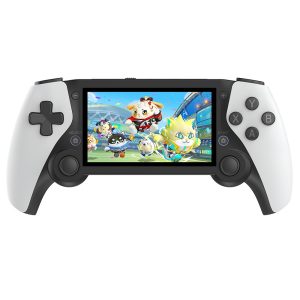 SJGAM M25 Handheld Game Console 25 Emulators 4.3in Screen 3D Rocker for Arcade Games Rockchip RK3566 3000mAh Battery Save/Load Games Brightness Adjustable