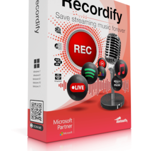 Legally and easily save music from streaming services or boxes in MP3 format. Songs are automatically named by the program.