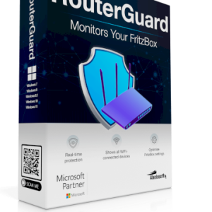 Your FritzBox Guard from Abelssoft - immediately alerts you about suspicious activity and shows you all devices connected to your WiFi.