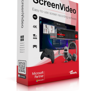 A recorder that records the PC screen as a video. Intuitive operation. Can record presenter and screen at the same time if desired.