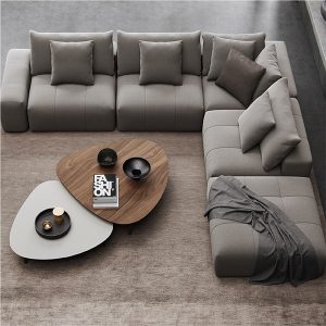 Comfort and versatility are just a few words to describe the Fullerton. This collection takes modular to the next level.The arms can be easily moved to the end or the middle with little effort. Create your own unique configuration over and over. The subtle tufting and comfortable pillows make this beautiful design irresistible. Upholstered in performance fabric for easy cleaning and peace of mind. Constructed using hardwood and high-density foam for comfort and durability.