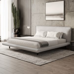 The Florence bed''s striking headboard