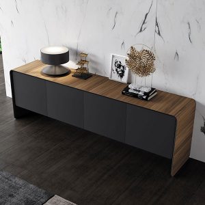 Store your dining ware in style with the unmistakable Kenley Sideboard. Wrapped in warm wood and rounded at every corner