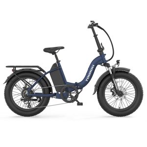 Touroll S2 Electric Bike 650W Max Power 48V 15Ah Battery 20*4.0 inch Tire 25km/h Max Speed 150km Max Range Mechanical Disc Brake & E-Brake Mechanical Shock Absorber Shimano 7-speed